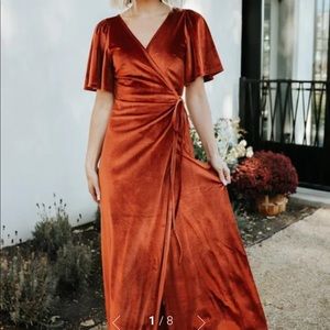 Baltic Born Meghan Velvet Wrap Dress
